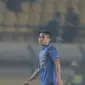 Pemain Persib Bandung, Purwaka Yudhi Pratomo saat melawan PS TNI pada lanjutan Liga 1 2017 di Stadion Si Jalak Harupat, Sabtu (05/8/2017). Persib menang 3-1. (Bola.com/Nicklas Hanoatubun)