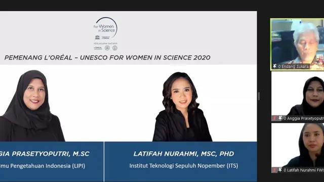 Selamat, 2 Perempuan Peneliti Raih Penghargaan L'oreal - UNESCO for Women in Science 2020