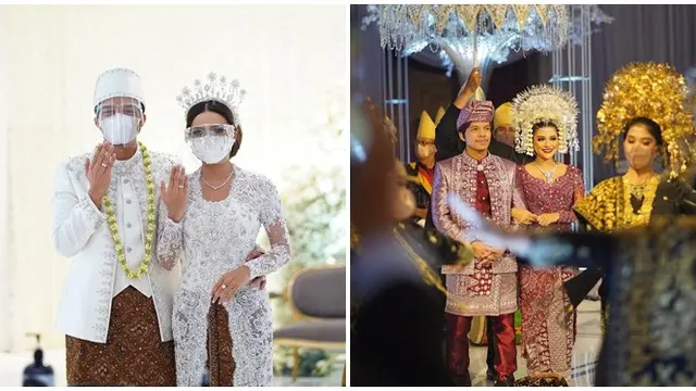 5 Pasangan Artis Ini Usung Dua Tema Adat saat Pernikahan, Memukau