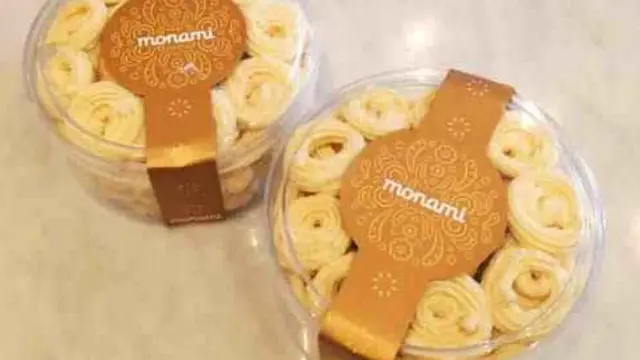 Kue kering lebaran merek Monami Bakery (Foto: Dok. Monami Bakery)