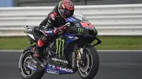 Fabio Quartararo menjadi pembalap pertama Yamaha yang berhasil menjuarai MotoGP setelah enam tahun atau 2015. (AFP/Andreas Solaro)