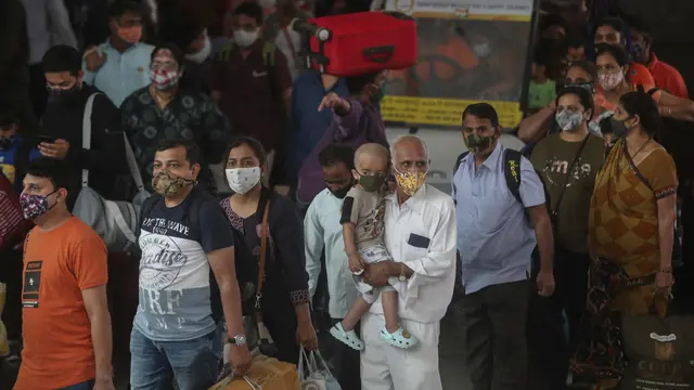India Laporkan Lonjakan Terbesar Kasus COVID-19 dalam Empat Bulan