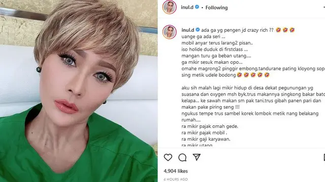 Unggahan Inul Daratista