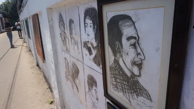Pameran lukis di gang