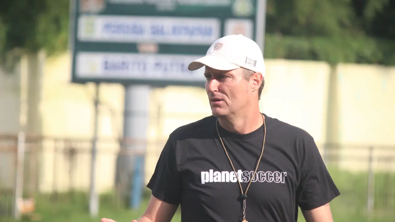 Pelatih Persiba Balikpapan, Timo Scheunemann (Liputan6.com / Abelda Gunawan)