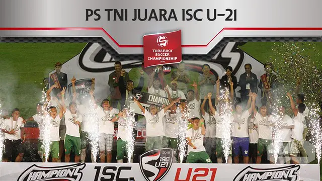 PS TNI berhasil menjuarai ISC U-21 usai mengalahkan Bali United dengan skor 6-1, Rabu (14/12/2016)