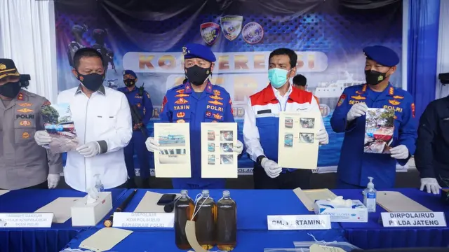 Penangkapan penyalahgunaan Solar Bersubsidi oleh jajaran Polri