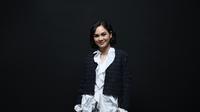 Andien saat berkunjung di kantor Liputan6.com dan KLY Group. (dok. Liputan6.com)