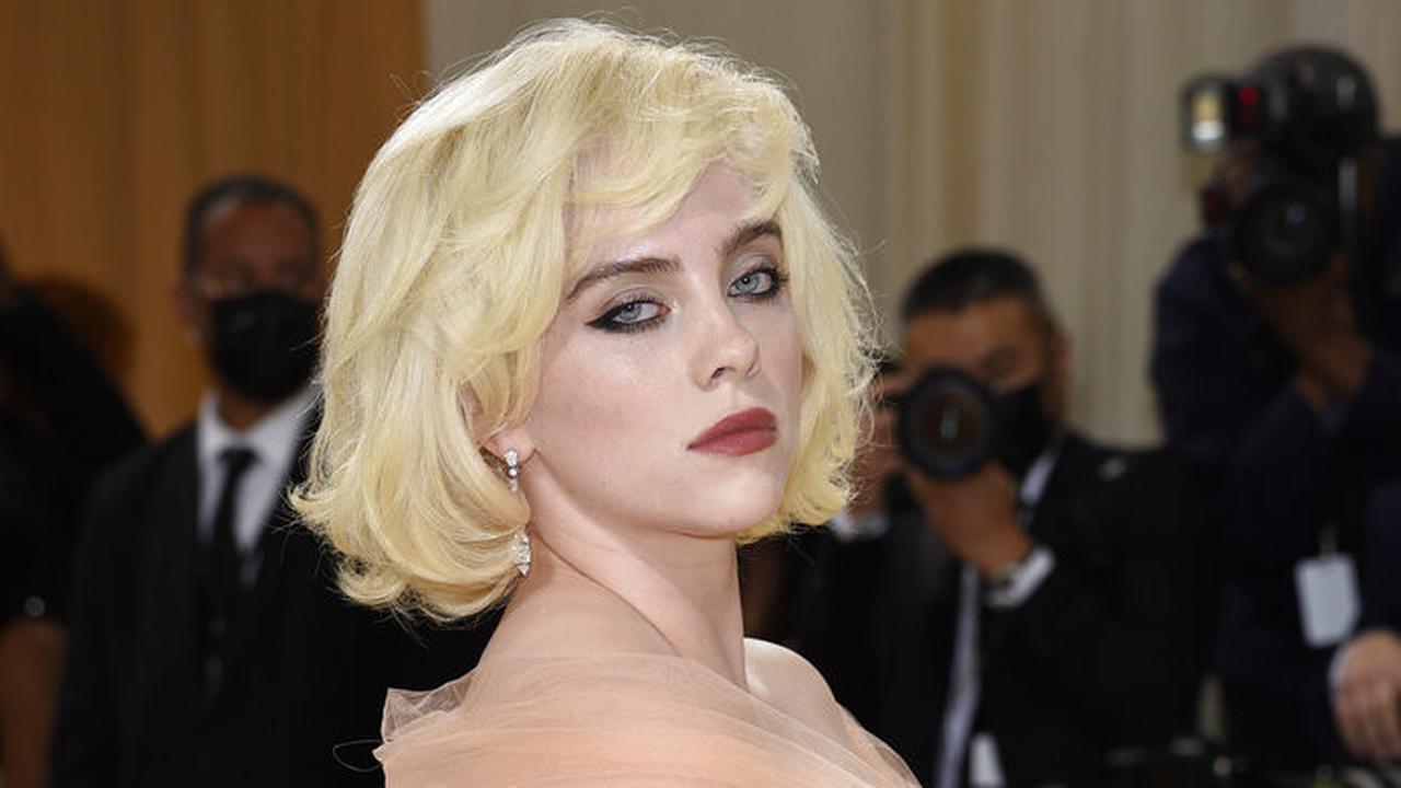 Billie Eilish di Met Gala 2021. (Evan Agostini/Invision/AP)