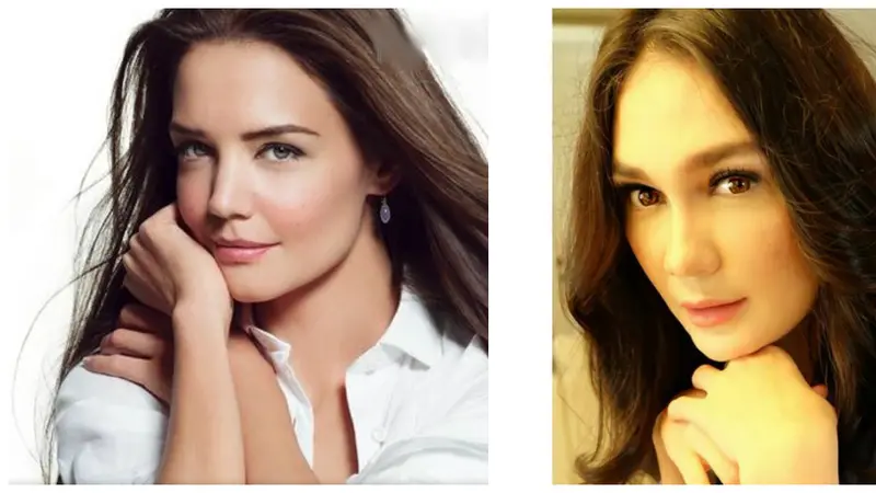  Luna Maya Disebut Mirip Katie Holmes, Ini 6 Faktor Kesamaannya