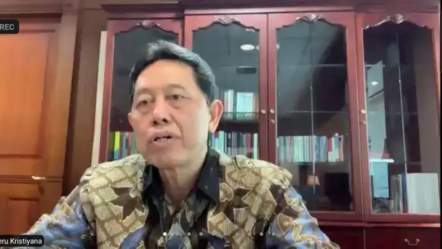 Kepala Eksekutif Pengawas Perbankan OJK Heru Kristiyana dalam Konferensi Pers secara virtual, Rabu (8/9/2021).