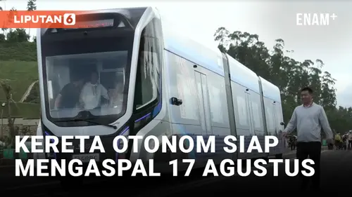 VIDEO: Melihat Lebih Dekat Kereta Otonom IKN yang Siap Dipakai Untuk 17 Agustus