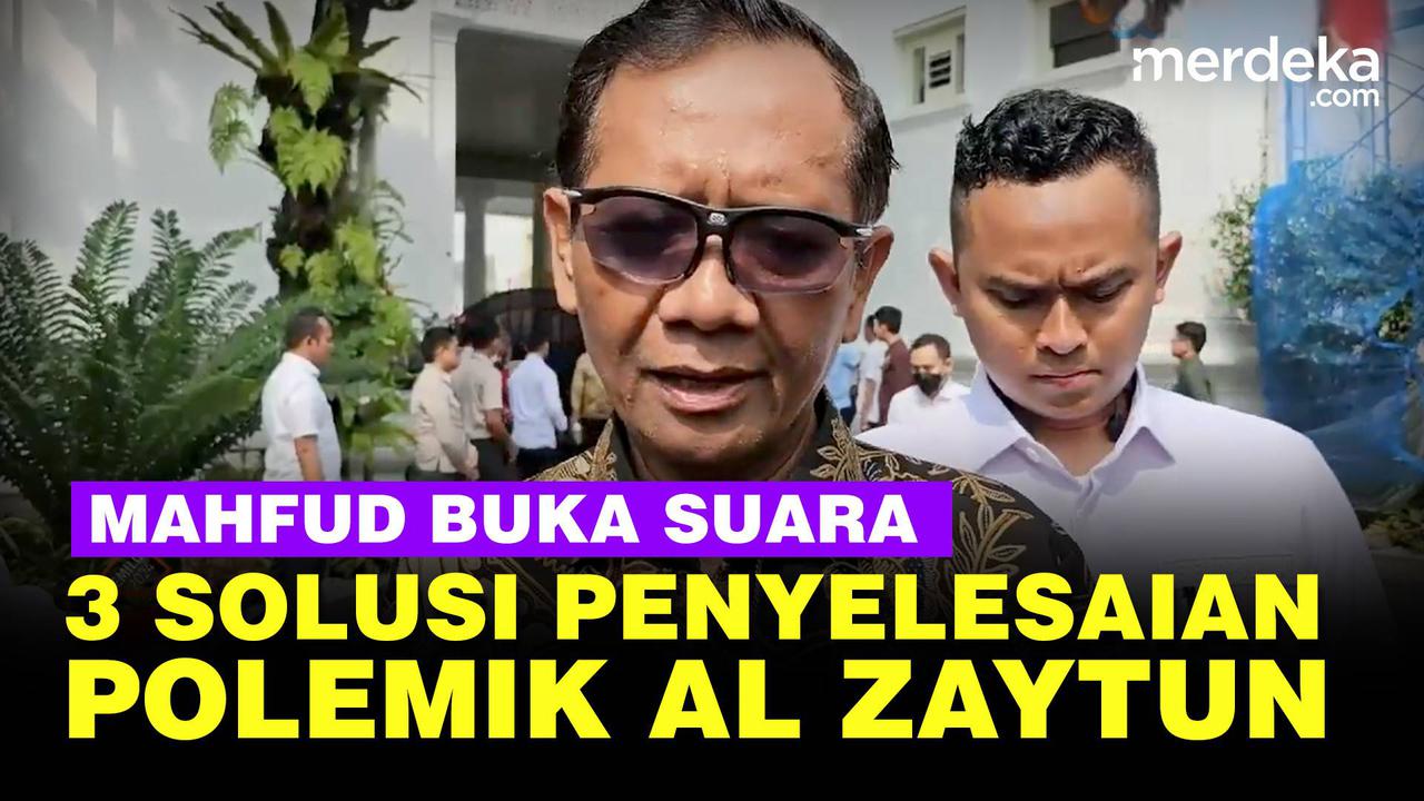 VIDEO: Mahfud MD Blak-blakan Tiga Solusi Penyelesaian Polemik Al Zaytun