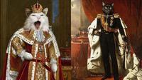 7 Lukisan Kucing Jika Jadi Orang di Zaman Kerajaan Ini Berwibawa, Mengemaskan (Sumber: Bored Panda)