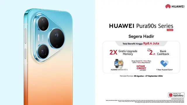 HUAWEI Pura90s Series 5G Meluncur 28 Agustus 2026