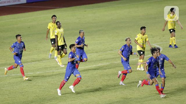 FOTO: Arema FC Tumbang Lawan Barito Putera di Piala Menpora 2021