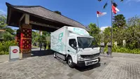 Fuso eCanter di Bali. (Septian/Liputan6.com)