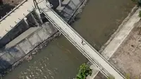 Jembatan Gantung Nawacita Tegaldowo. (Dok Kementerian PUPR)