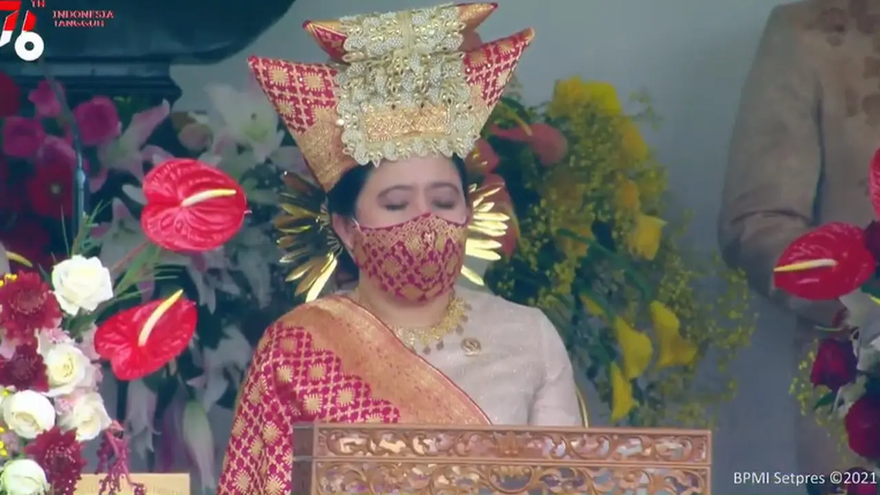 Makna Busana Minang Puan Maharani Saat Baca Teks Proklamasi di Upacara HUT Ke-76 RI