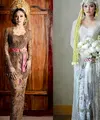 Saat lamaran, Mahalini tampil dalam balutan kebaya panjang warna hijau olive rancangan Asky Febrianti. Kebaya Mahalini ini dilengkapi dengan bros di bagian tengah dada, yang serasi dengan aksesori rambut dan anting emasnya. Penampilannya ini semakin sempurna dengan kain batik bermotif cantik yang senada, sebagai bawahan. [@mahaliniraharja]