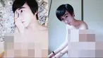 Pria 18 tahun ini membuat penampilannya hampir mirip dengan si cantik ular putih.