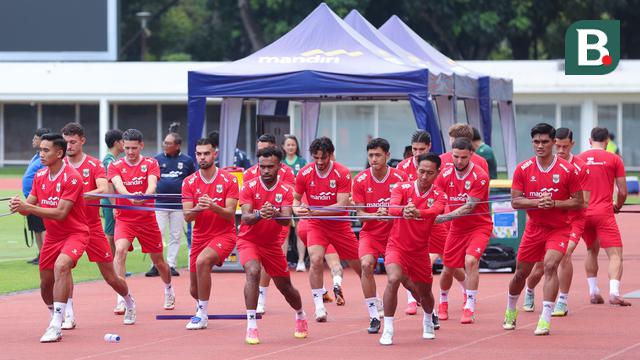 Foto: Suasana Santai Latihan Timnas Indonesia Jelang Bentrok dengan Bulgaria di final FIFA Series 2026