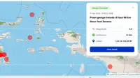Gempa hari ini Jumat 11 April 2025. (Foto: BMKG)