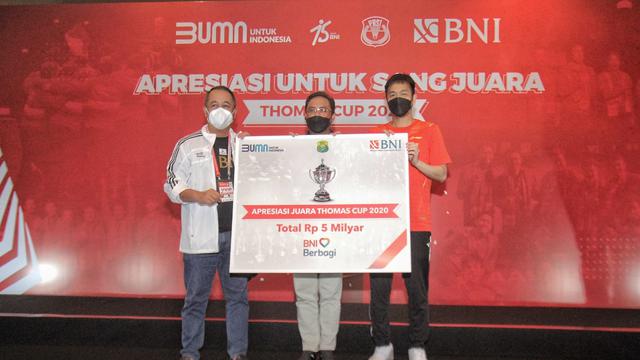 BNI, PBSI, Piala Thomas 2020
