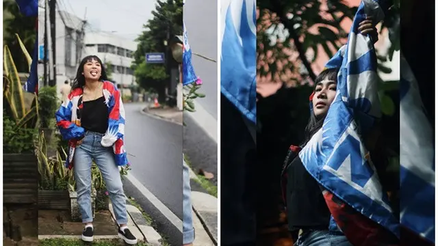 Dari Bendera Menjadi Busana, Begini Hasil Reproduksi Limbah Kampanye