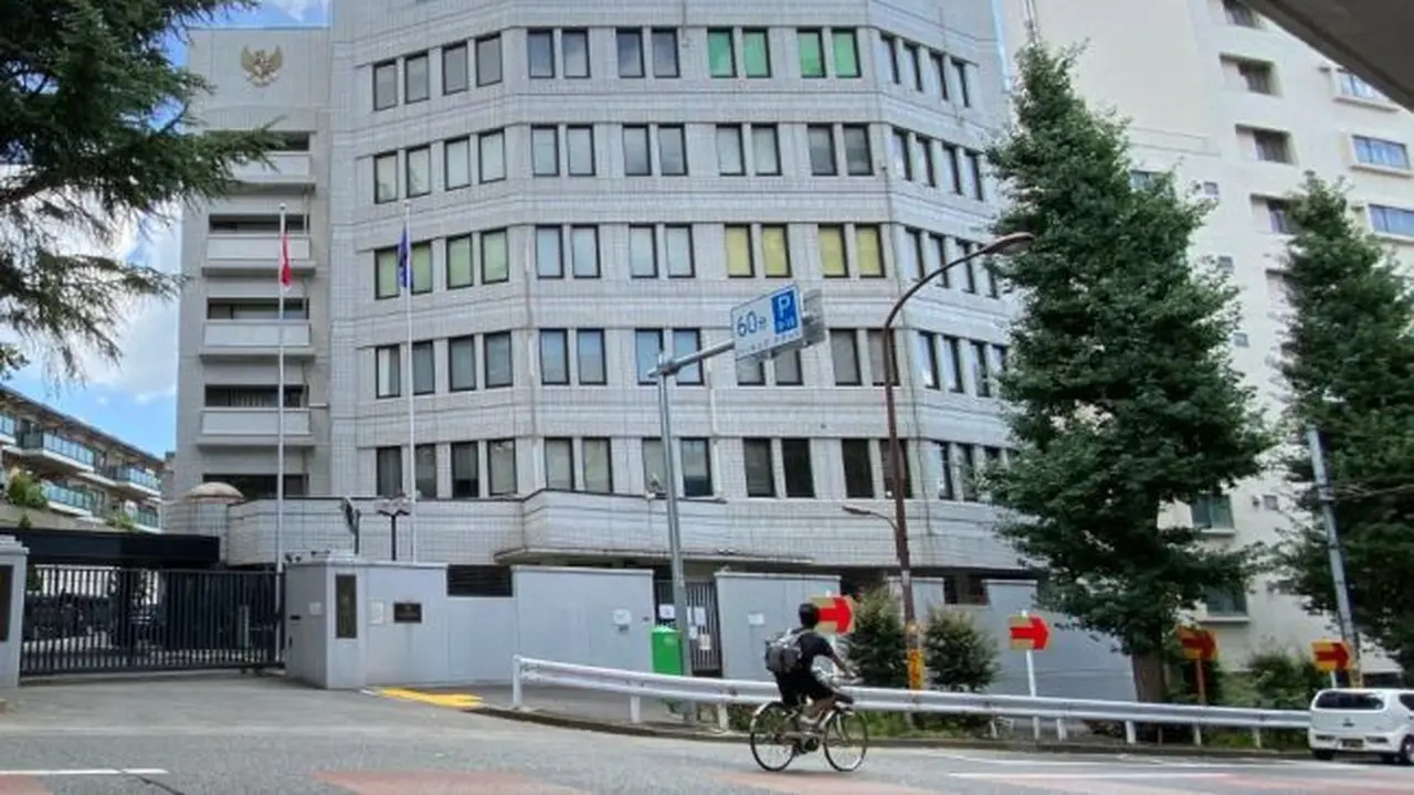 Gedung Kedutaan Besar Republik Indonesia Tokyo. Foto dok KBRI Tokyo