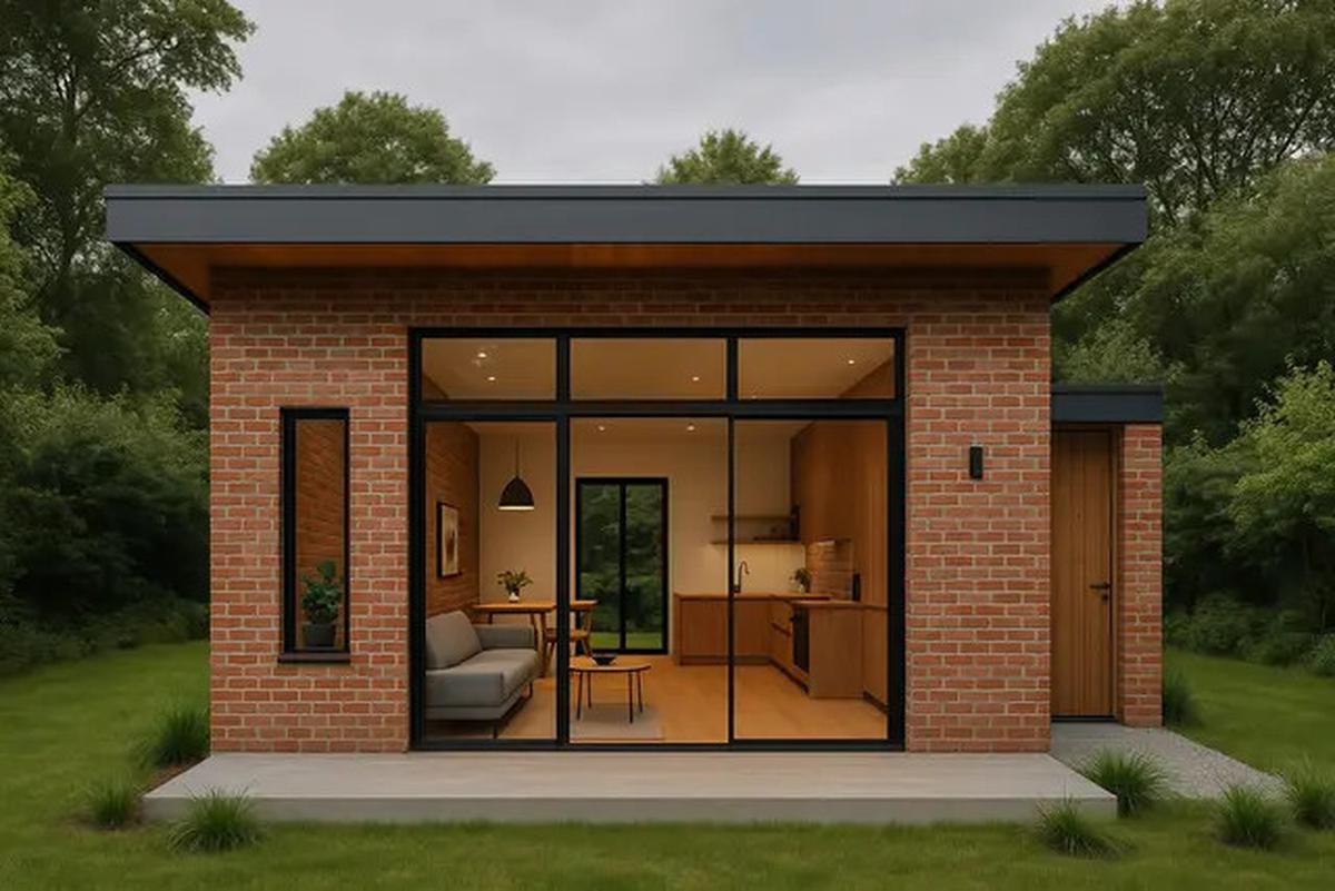 8 Model Rumah Kecil Tapi Cantik 5x7 Meter dari Bata Ekspos dan Kayu, Sederhana Tapi Bikin Betah