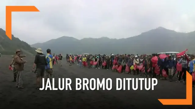 VIDEO: Jalur Bromo Ditutup dan Dibersihkan Jelang Nyepi