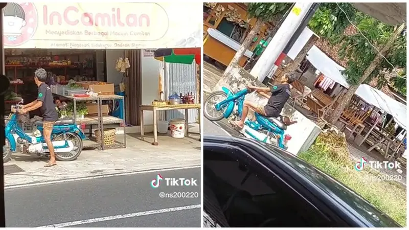 Disebut Atok Dalang Versi Dunia Nyata, Momen Kakek Bonceng Ayam Ini Viral