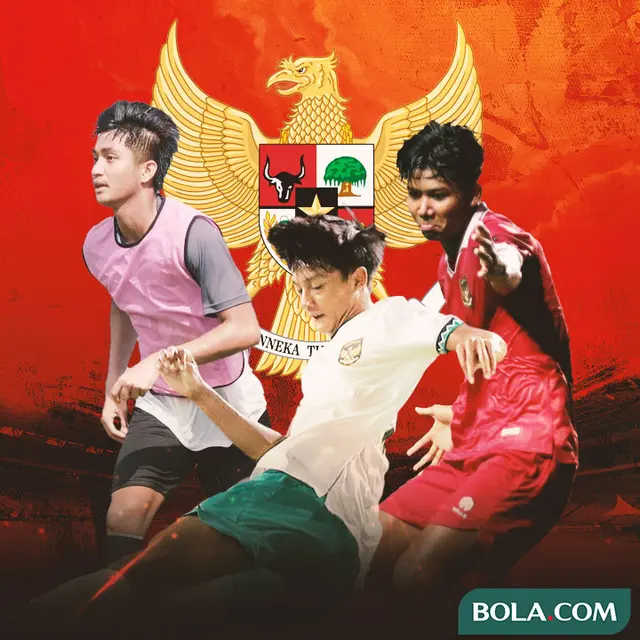 Timnas Indonesia - Sulthan Zaky, Achmad Maulana Syarif, Arkhan Kaka
