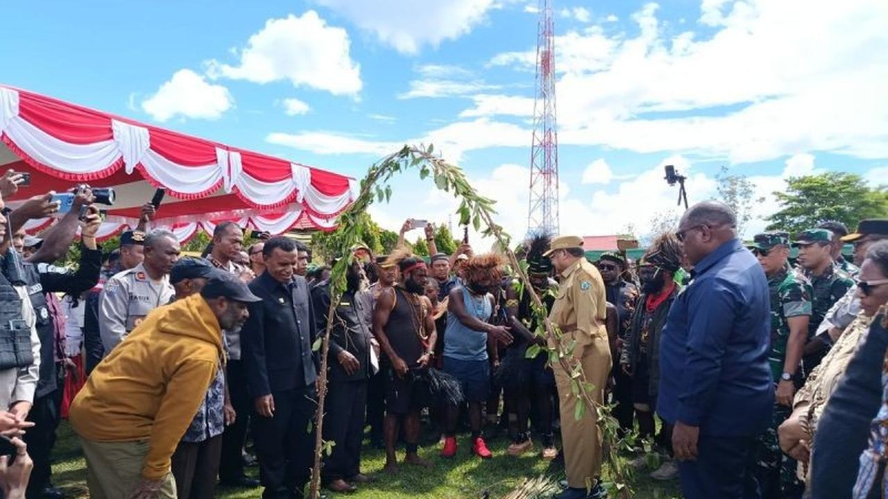 Pemprov Papua Pegunungan Fasilitasi Penyelesaian Konflik Antar-Suku, Dorong Perdamaian Adat