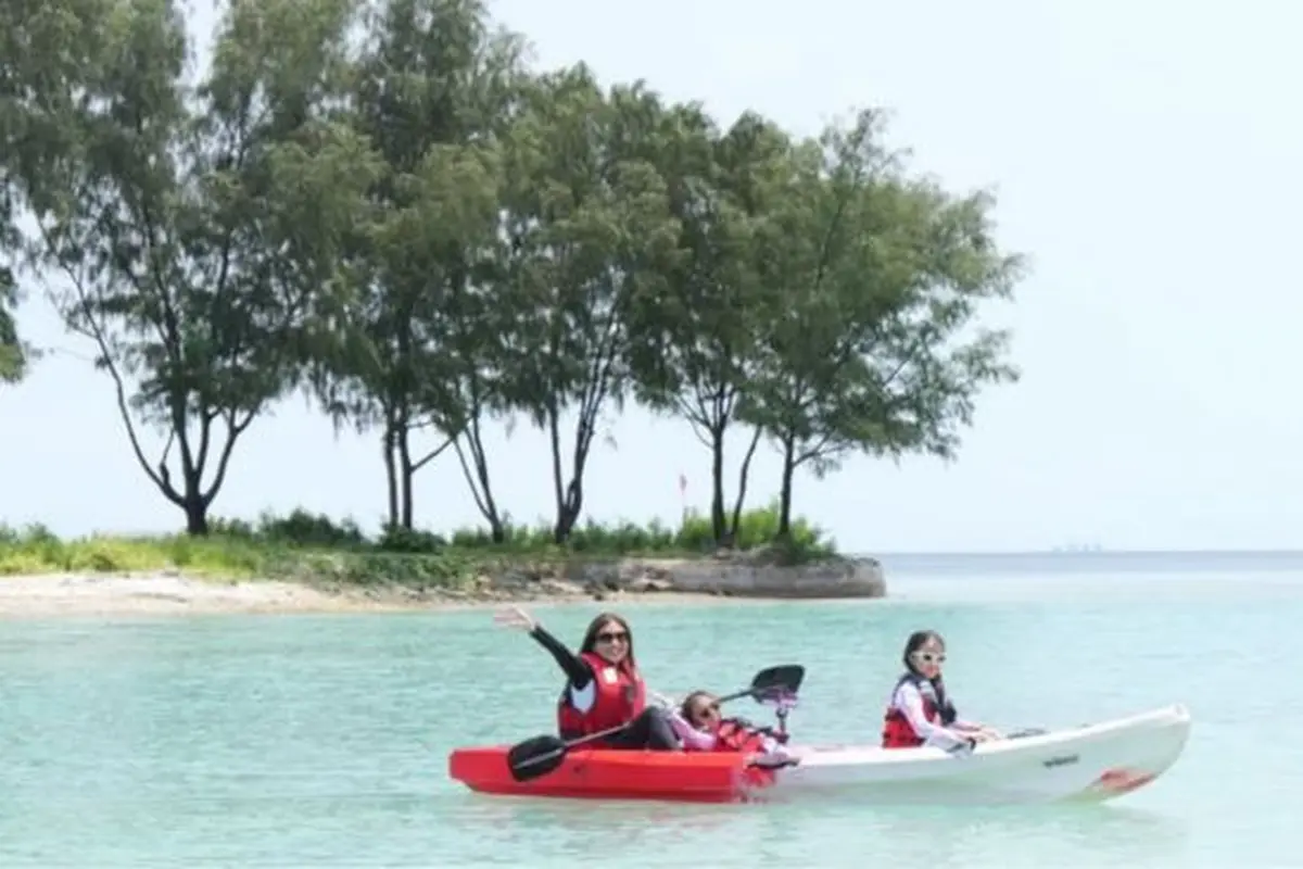 Momen liburan seru Sarwendah dan anak-anak. (credit:instagram.com/sarwendah29)