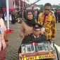 Polisi korban ledakan bom Kampung Melayu (Liputan6.com/ Nanda Perdana Putra)