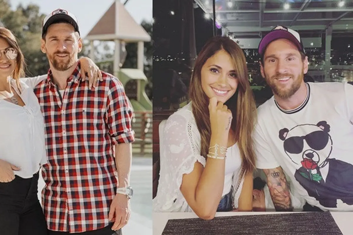 Jatuh Cinta Sejak Usia 9 Tahun, Ini 6 Potret Mesra Lionel Messi dengan Istri
