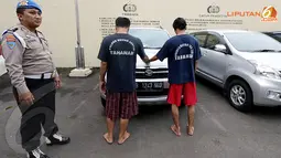 [FOTO] Polisi Amankan 17 Orang Spesialis Pencuri Truk