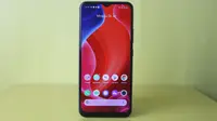 Realme C15 bodi depan (Liputan6.com/ Agustin Setyo W)