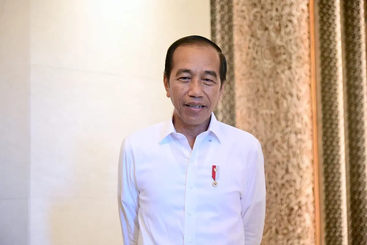 Presiden Jokowi dan Mensesneg Pratikno di Ibu Kota Nusantara (IKN), Kalimantan Timur, Senin (29/7/2024).