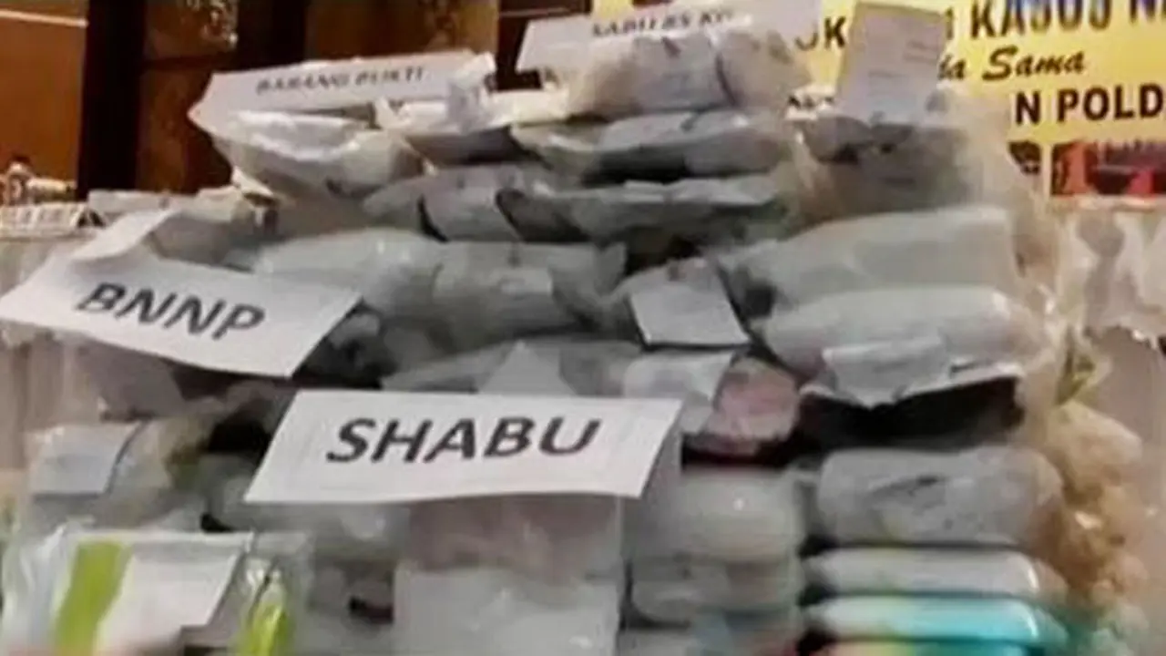 BNN Sumut Sita 85 Kg Sabu Asal Malaysia