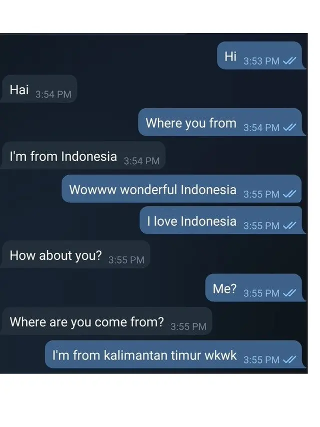 6 Chat Prank Jadi Turis Asing Ini Bikin Senyum Ngakak