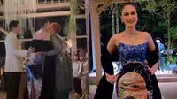 Gaun Unik Luna Maya di After Party, Ada Lukisan Kedua Orangtuanya Dirancang Yefta Gunawan. (Dok: IG @thebridedept)&nbsp;
