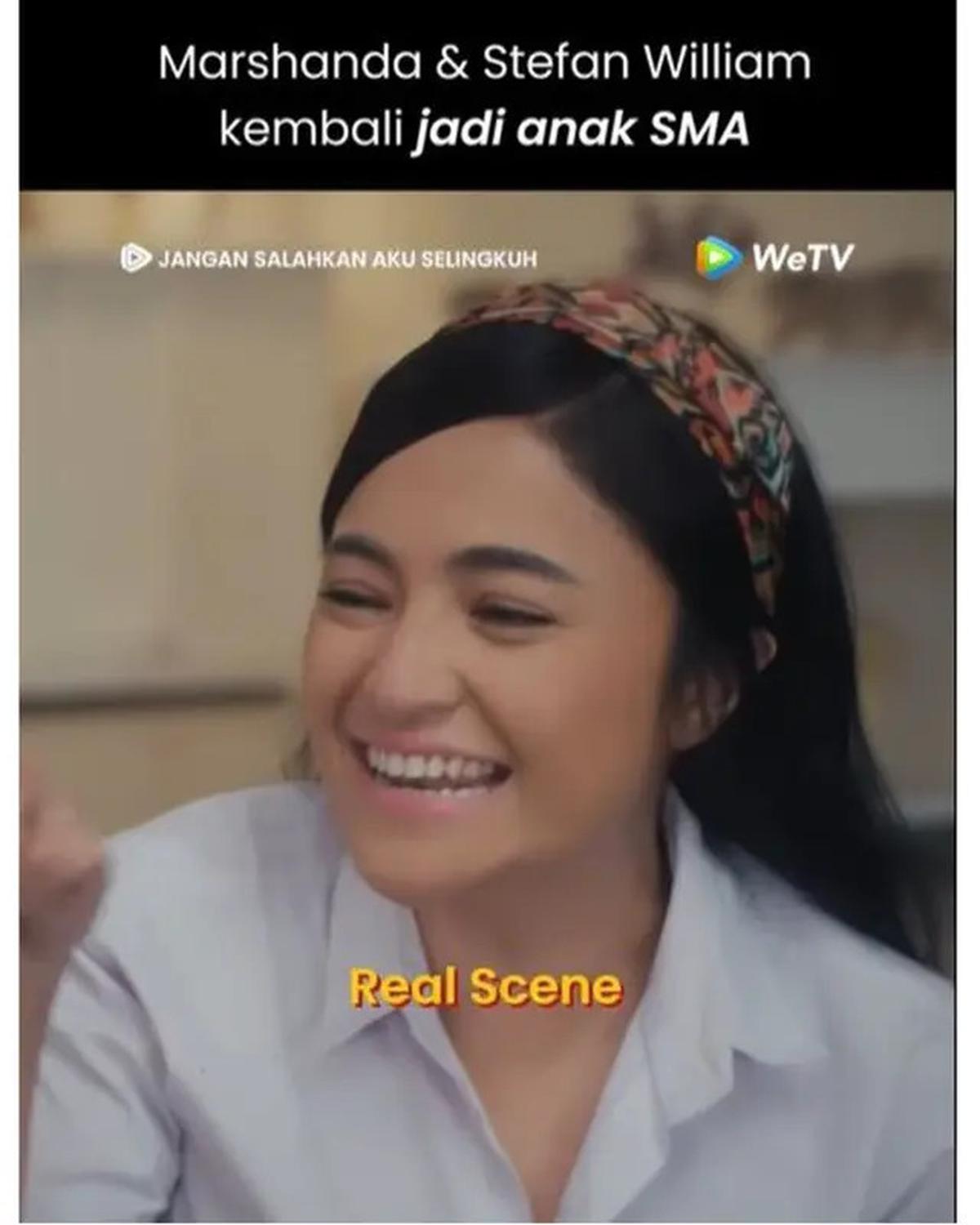 6 Potret Marshanda dan Stefan William Pakai Seragam SMA di Series Baru, Masih Cocok