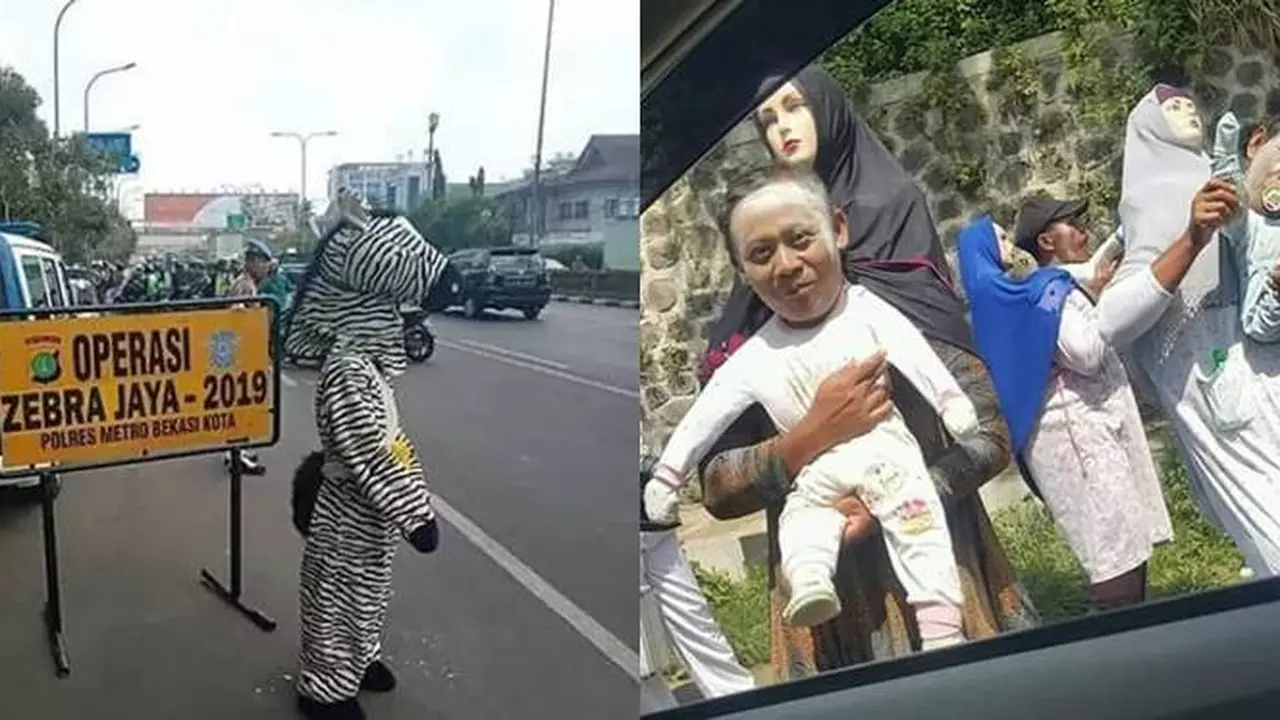7 Potret Absurd Badut Jalanan, Bukannya Lucu Tapi Bikin Seram
