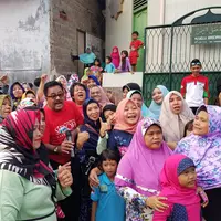 Rano Karno saat promo Si Doel the Movie