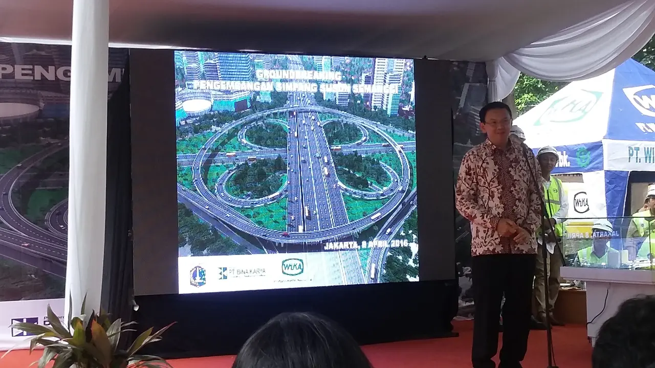 Ahok buka groundbreaking Semanggi
