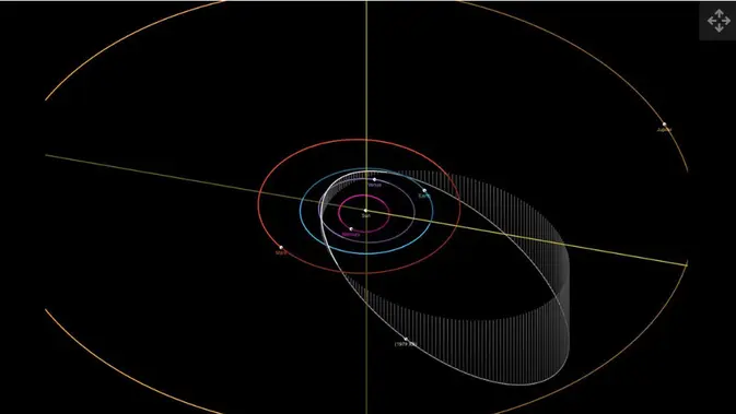 Asteroid 1979 XB (Dok.NASA/JPL via Live Science)