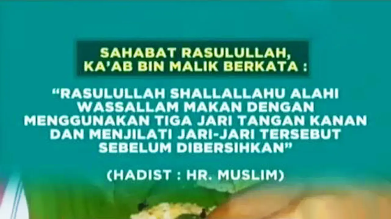 Karamah: Hikmah Makan dengan Tangan ala Nabi Muhammad SAW